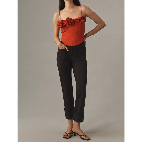 Maeve Pants - Anthropologie Maeve Bombshell Cuff Capri Pants 30